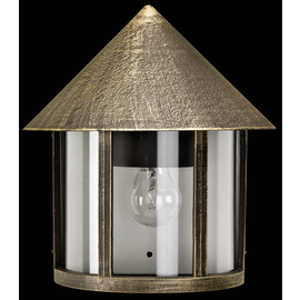 653222 Albert Wandleuchte e27 braun-messing Produktbild front M