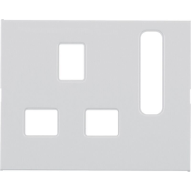 3313077009 Berker BERKER K.1 Zentralstück für British Standard Produktbild front M