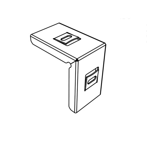 577-4400 Molto Luce Ride Winkel Verbinde Horizontal Innenliegender 90°-Verbinder Produktbild Front View L