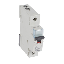 404087 Legrand TX3 LS B32A 1P 10KA 1M Leitungsschutzschalter Produktbild front M