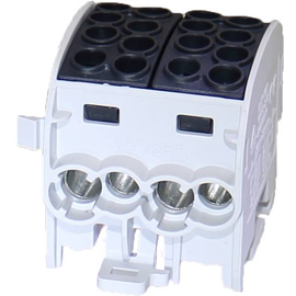 92006599 E-TERM Hauptleitungsklemme ZK 35/1 Al/Cu 1x8 schwarz fingersicher Produktbild front M