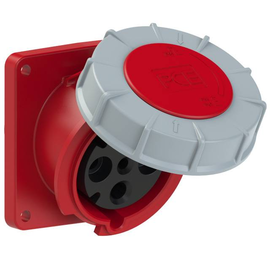 434-6fd PC-E Anbaud.schräg 63A 4p 6h IP67 TWIST Produktbild front M