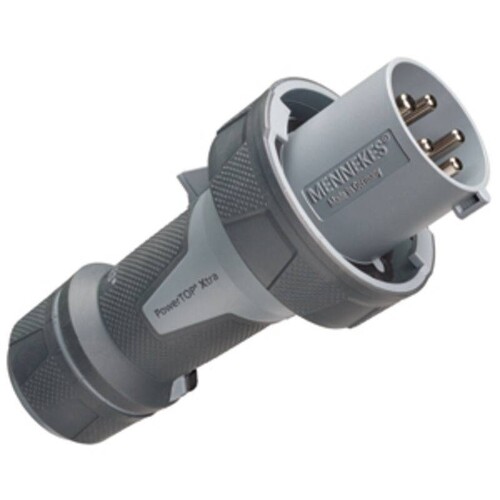 13248 Mennekes CEE Stecker PowerTOP Xtra 63A 5p 50-500V 1h IP67 Produktbild Front View L