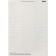 145700 Gira Beschriftungsbögen 62,8x6,8mm Zubehör Produktbild front S