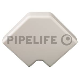 LFK60110FW9010 Pipelife LFK Flachwinkel 60x110mm,rw Produktbild