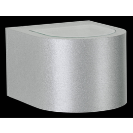 692340 Albert Leuchten Wandstrahler, Alu, silber breit/breit Produktbild front M