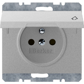 6765777103 Berker BERKER K.5 STD mit Schutzkontaktstift    und Klappdeckel, Produktbild