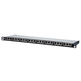 130854C-29-E Metz Connect E-DAT C6A 24 Port Patchfeld 0,5HE LSA Produktbild front M