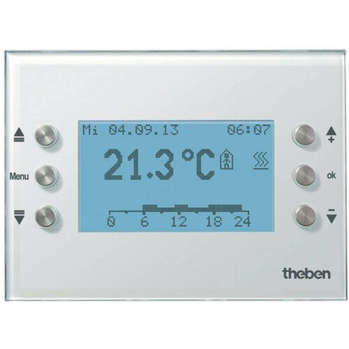 8269210 Theben THEBEN KNX Varia 826 Glas weiß Produktbild Front View L