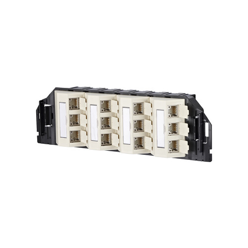 1309311201-E Metz Connect E-DAT subway 12 Port GB3 perlweiß Produktbild