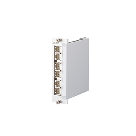 130B11E2-E Metz Connect C6Amodul 6 Port 180°M 3HE 7TE Produktbild front M