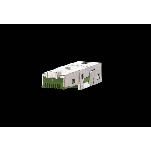 1401400810PI Metz Connect E-DAT Industry RJ45 Field plug Einsatz Cat.5 Class D P Produktbild