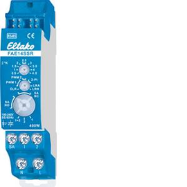 30014029 Eltako FAE14SSR RS485 Bus Aktor, 2 Zonen, Solid State Relais 400W Produktbild front M
