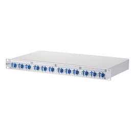 1502097424-E Metz Connect OpDAT PF Patchfeld splice 24xLC-Duplex OS2 Produktbild front M