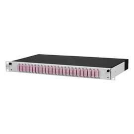 150267BB24-E Metz Connect OpDAT slide Patchfeld splice 24xSC-D OM4 Produktbild front M