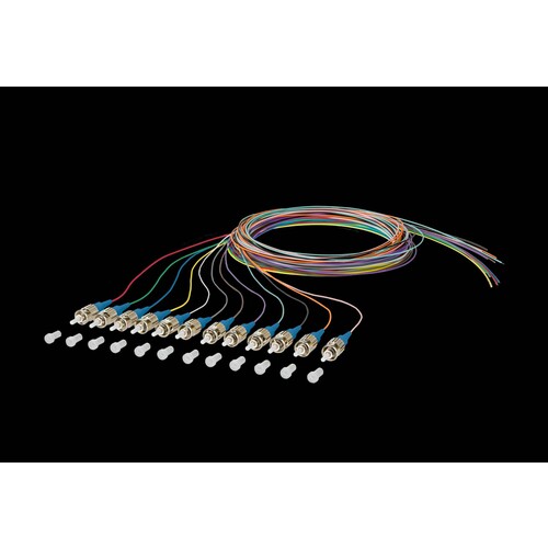 150Q1AO0020E Metz Connect OpDAT Pigtail ST-UPC, OS2, 12 Farben Produktbild