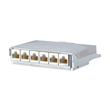 860018-11C-E Metz Connect E-DAT C6A 6 Port für 1HE Einsatz Produktbild