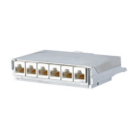 860018-11C-E Metz Connect E-DAT C6A 6 Port für 1HE Einsatz Produktbild