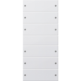 218603 Gira Wippenset 6fach System 55 Reinweiß Produktbild front M