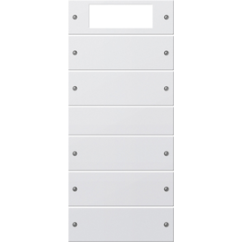 219503 Gira Wippenset 5fach Plus System 55 Reinweiß Produktbild front M