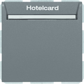 16409906 Berker BERKER S.1/B.x Relais Schalter mit Zentralstück für Hotelcard Produktbild