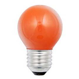 40279 Scharnberger+Hasenbein Tropfenlampe 45x69 mm E27 230V 25W oran Produktbild