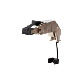 130E405042-E Metz Cat6a RJ45 Stecker feldkonfektionierbar gewinkelt Produktbild