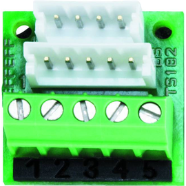 1385EAP------00 Eff Eff ANSCHLUSSPLATINE SYSCON 4/ 5 ANSCHLUSSKLEMMEN 5 POLIG Produktbild front M