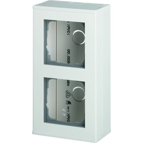 1385EG1-7--0400 Eff Eff GEHAEUSE GIRA PROFIL 55 1 FACH WEISS  87x86x53 AP Produktbild
