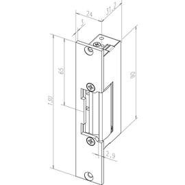 14-----09635D11 Eff Eff 14 KL EST 6 12 V GS/WS UNIVERSAL Produktbild front M