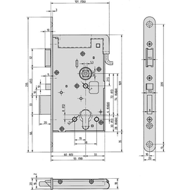 809M12A72A65E4D Eff Eff ELEKTRO SI SCHLOSS 809® 12 (24MM) 65MM DORN 12V GS Produktbild