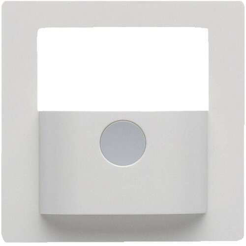 80960429 BERKER KNX Q.x Abdeckung f. Bewegungsmelder-Modul Polarweiß samt Produktbild Front View L