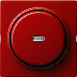 012043 Gira Taster senkrecht Wechsler Kontroll S Color Rot Produktbild