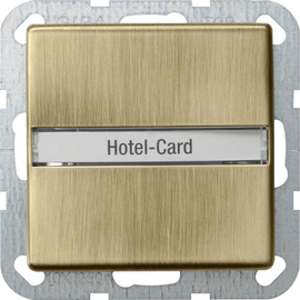 0140603 Gira Hotel Card Taster BSF System 55 Bronze Produktbild