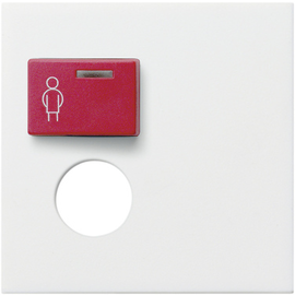 022703 Gira Abdeckung Ackermann 73073 E/E3/73075 A System 55 Reinweiß Produktbild front M