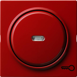 028743 Gira Wippe Kontroll Symbol Schlüssel S Color Rot Produktbild