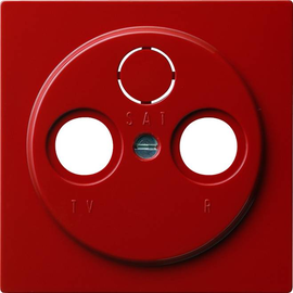 086943 Gira Abdeckung Antennensteckdose S Color Rot Produktbild