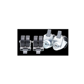 LENK 1/S Mehler Lenkrollen 100kg Tragfähigkeit feststellbar, Packung per Produktbild front M