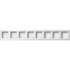 136627 Gira 8fach Profil 55 Farbe Reinweiß Produktbild front M