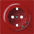 144143 Gira Abdeckung SCHUKO Überspannungsschutz S Color Rot Produktbild