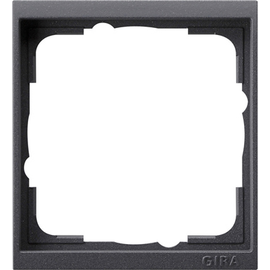 1461728 Gira Tragplatte 1fach Gira Event Klar Anthrazit Produktbild front M