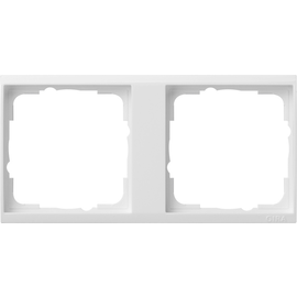 1462723 Gira Tragplatte 2fach Gira Event Klar Reinweiß Produktbild front M