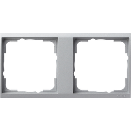 1462726 Gira Tragplatte 2fach Gira Event Klar Farbe Alu Produktbild front M