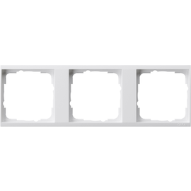 1463723 Gira Tragplatte 3fach Gira Event Klar Reinweiß Produktbild front M