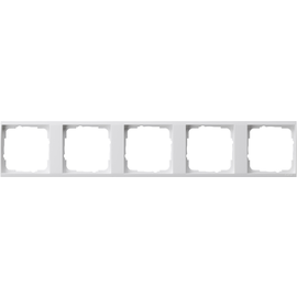 1465723 Gira Tragplatte 5fach Gira Event Klar Reinweiß Produktbild front M