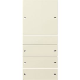 218401 Gira Wippenset 4fach System 55 Cremeweiß Produktbild front M