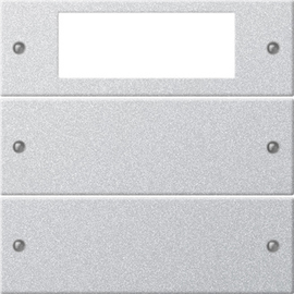 219226 Gira Wippenset 2fach Plus System 55 Farbe Alu Produktbild front M