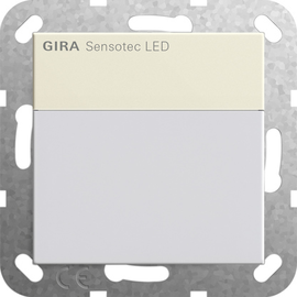 236801 Gira Sensotec LED System 55 cremeweiß glänzend Produktbild front M