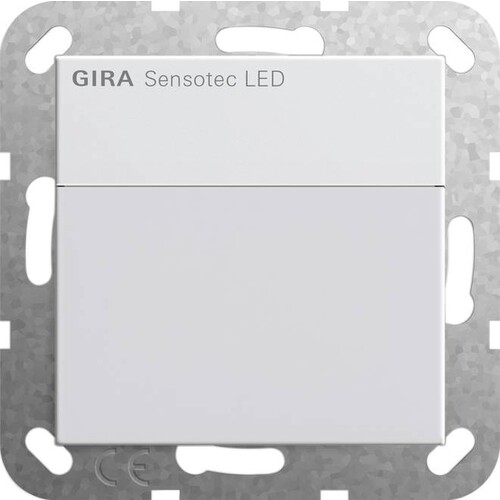 236827 Gira Sensotec LED System 55 reinweiß seidenmatt Produktbild Front View L