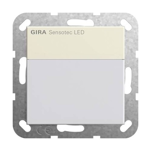237801 Gira Sensotec LED o.Fernbedienung System 55 cremweiß glänzend Produktbild Front View L